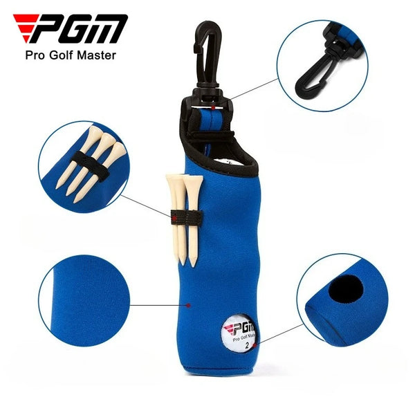 Small Golf Ball Bag Men Women Waist Bags Pendant Ball Clip Accessories Tees Storage QJ009