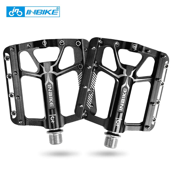 INBIKE Bicycle Pedals ,Clearance Sale Anti-Slip,50% Off, Ultralight,Aluminum Alloy,MTB Mountain Bike Pedal 3 Bearing for Cycling