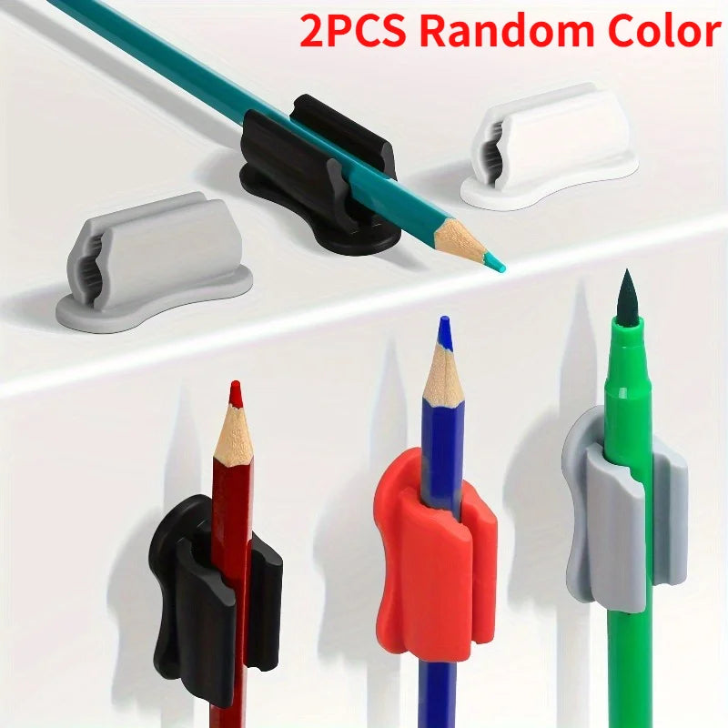1/2pcs Upgraded Silicone Pen Holders, Adhesive Organizer for Desk and Wall, Office and Home Study Storage Accessories.