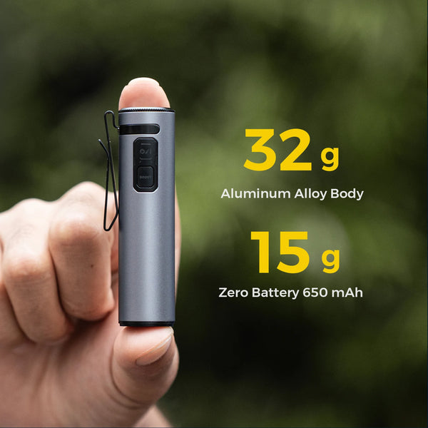 FLEXTAIL ZERO FLASHLIGHT - Tactical Flashlight with EDC Case, Up to 1200 LM, 7 Light Modes, Type-C Charging, IP67 Waterproof