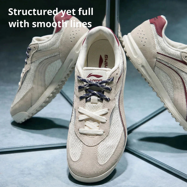 ស្បែកជើងកីឡា Li-Ning សម្រាប់នារី FEELING TRAINER ស្បែកជើងកីឡាស្រាល ទន់ និងទាន់សម័យ AGLW042