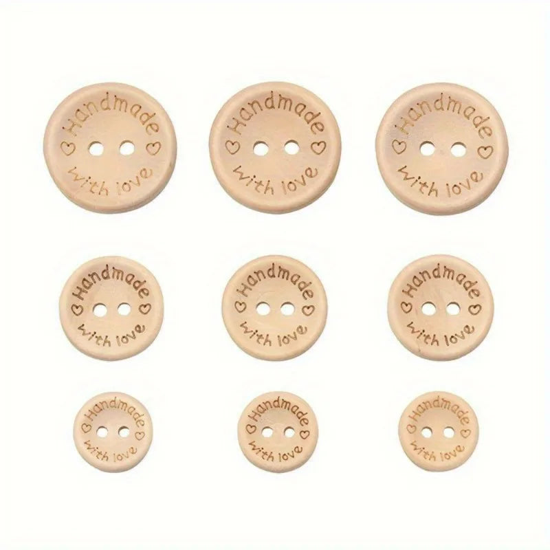 140pcs Woven Button Set Heart Button for Sewing Clothes,Decorative Clothing, Shoes, Hats Decorations,Handicraft Button Set.