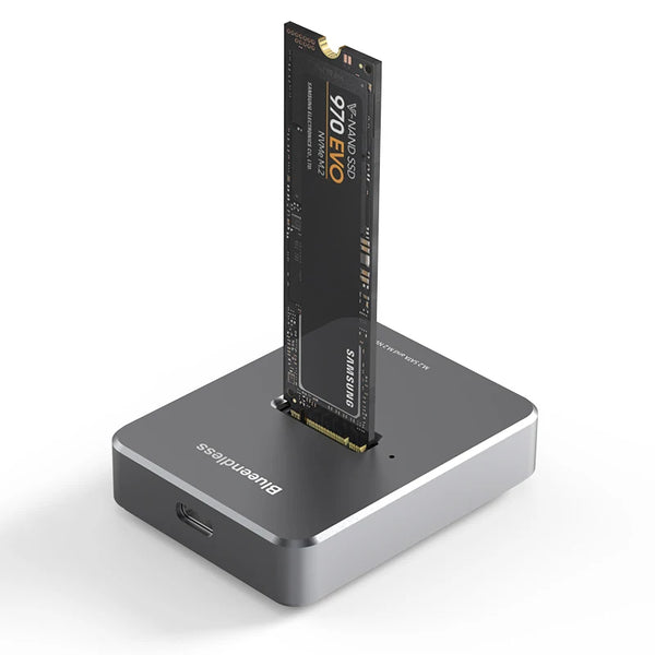 ស្ថានីយ៍ចត Blueendless M2 NVMe M Key USB M 2 USB C SSD Case NVMe និង NGFF HDD SSD Docking Station រឹងមាំ