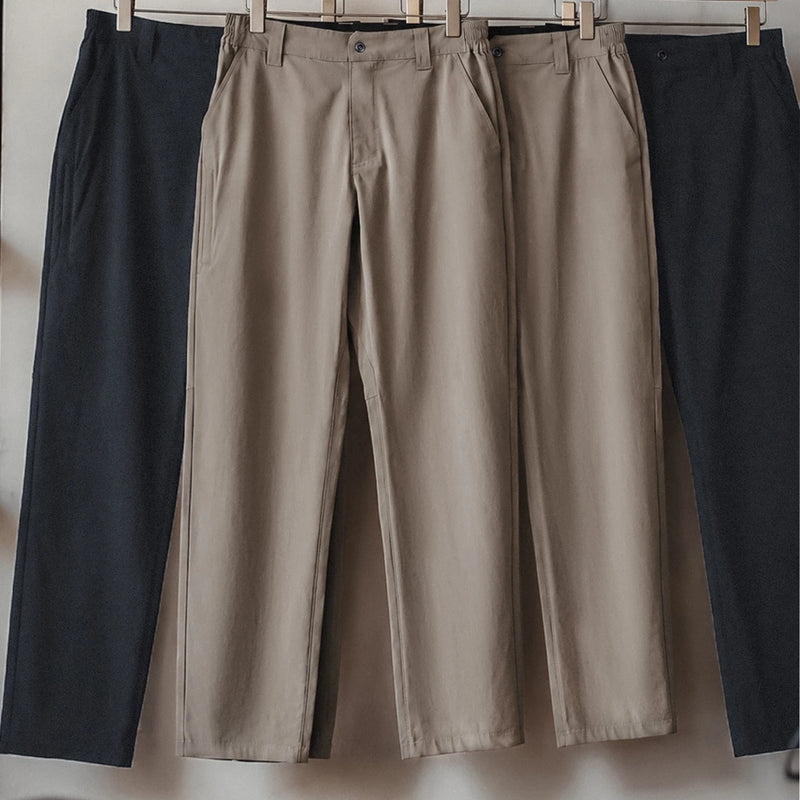 ខោ Maden Vintage Easypants ខោ Tactical Soft Shell សម្រាប់បុរស ត្រជាក់ UPF រាងសាជី ធម្មតាសម្រាប់ការធ្វើដំណើរក្រៅផ្ទះ ខោចង្កេះខ្ពស់ រដូវស្លឹកឈើជ្រុះ