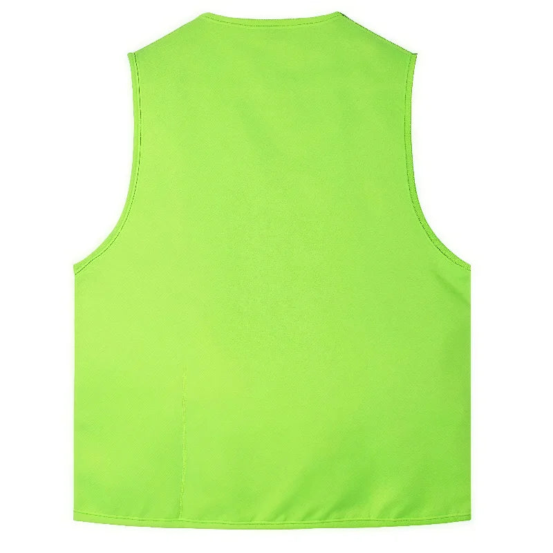 2026 Popular Summer Fishing Vest Multi-Pocket Work and Leisure All-Match High-End Custom Logo Printed Brand Text