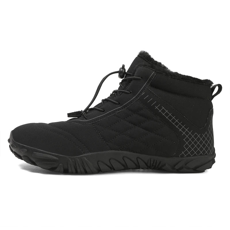 Winter Unisex Snow Boots Men Women Cotton Shoes Ankle Snowboots Plush Warm Shoes Size 34-46 47 48 Dropshipping