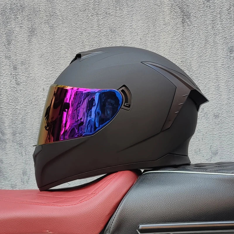 LVS Motorcycle full Face Helmets Moto Racing helmet Adult safety helmet DOT certification