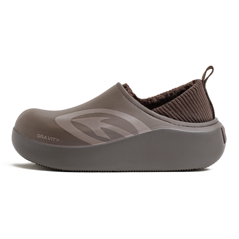 Maden Men’s Casual Fleece-Lined Slip-On Slippers Warm Thick-Sole Outdoor Slippers Breathable Color-Block Shoes for Fall Winter