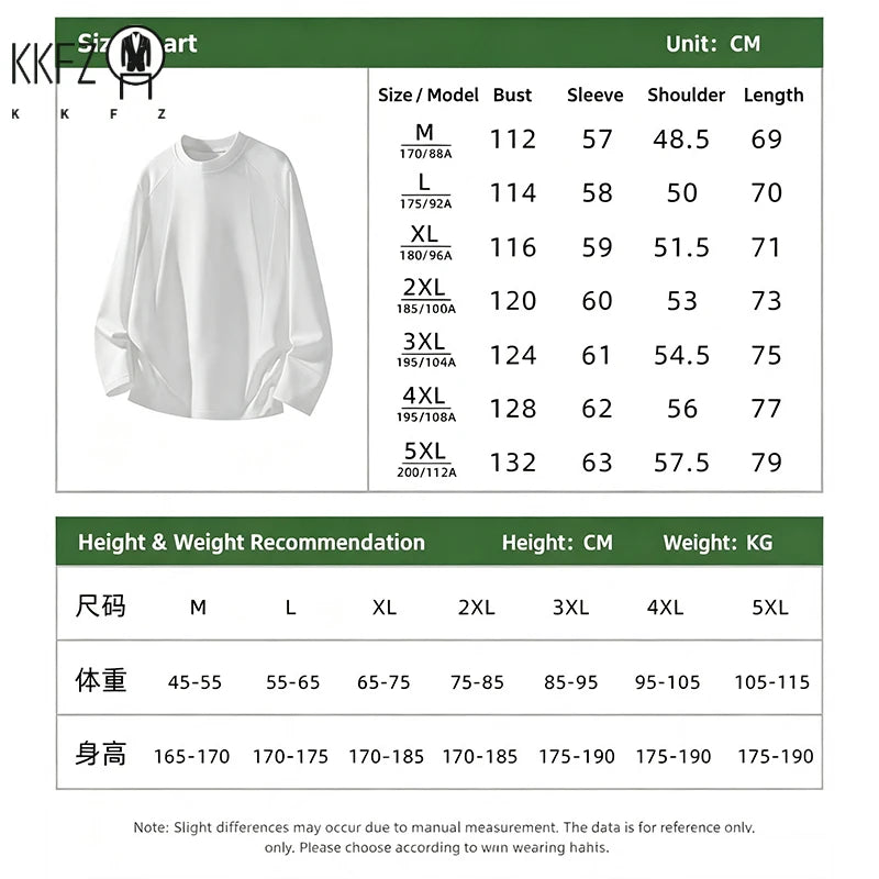 Mens Casual Crew Neck Long Sleeve T Shirt Vertical Panel Weave Tailored Cut For Weekend Gathering Outdoor Activity Scenes