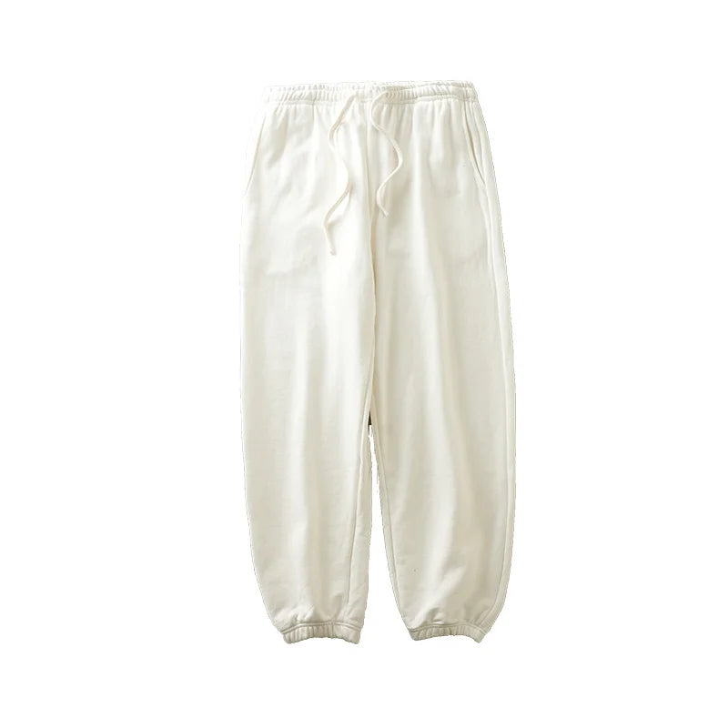 DUKEEN 500G Heavyweight Men Sweatpants Spring and Autumn 100% Cotton Loose Casual Sport Jogger Pants Men's Drawstring Trouse