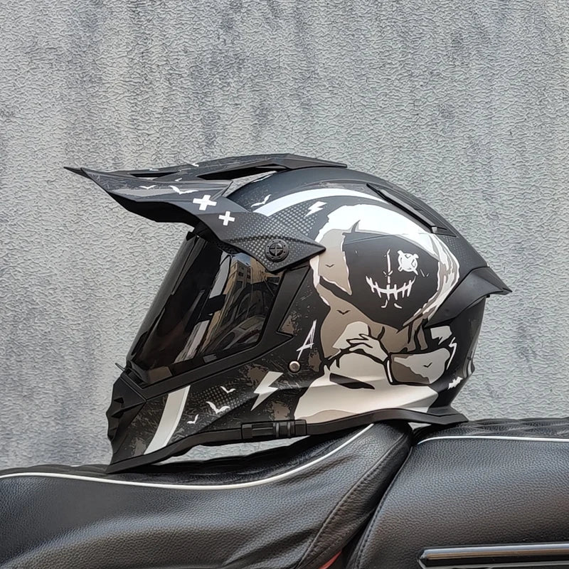 New off-road motorcycle helmet men and women motocross helmet full face kask downhill casque motocross enfant capacete