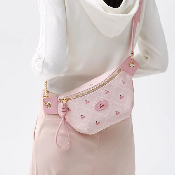 Semir Bag Chest Bag Women 2024 New Sweet Cherry Crossbody Bag Cute Women's Bag Casual Textured Shoulder Bag