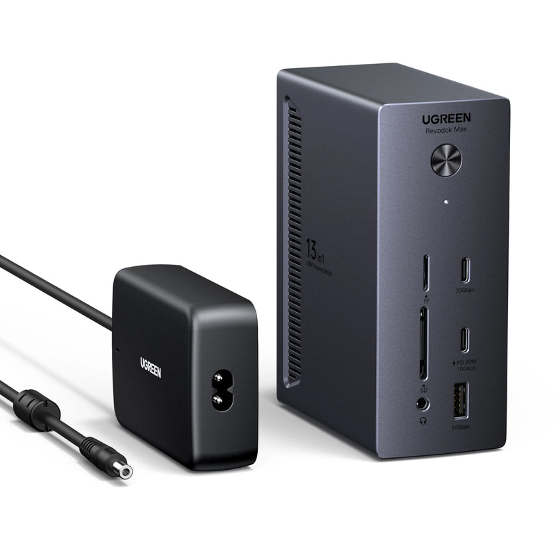 UGREEN USB4 Docking Station 40Gbps USB C HUB 8K60Hz DP2.1 20Gbps USB-C 10Gbps USB-C&A RJ45 SD/TF 3.5mm for MacBook HP Dell XPS