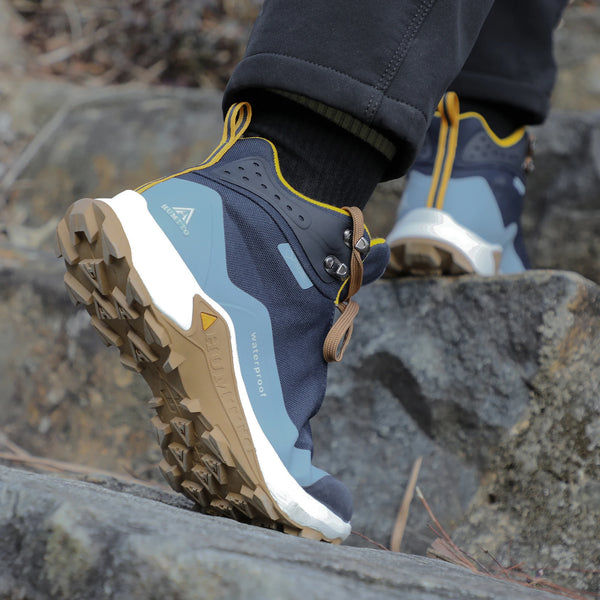 HUMTTO Waterproof Hiking Shoes Breathable Designers Trekking Boots Men's Non-slip Sports Shoe Outdoor Climbing Sneakers for Man