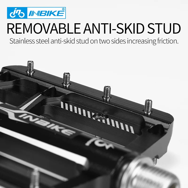 INBIKE Bicycle Pedals ,Clearance Sale Anti-Slip,50% Off, Ultralight,Aluminum Alloy,MTB Mountain Bike Pedal 3 Bearing for Cycling
