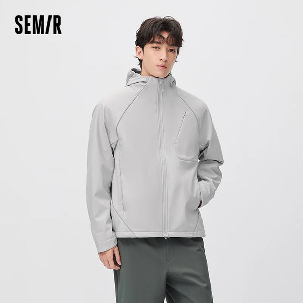 អាវក្រៅរដូវរងាបុរស Semir មានមួកឆ្នាំ ២០២៦ សម្លៀកបំពាក់រដូវរងាថ្មីប្រចាំថ្ងៃបែបទីក្រុង រចនាប័ទ្មធម្មតា អាកាសធាតុត្រជាក់ ស្លៀកពាក់ជាស្រទាប់ៗជារៀងរាល់ថ្ងៃ