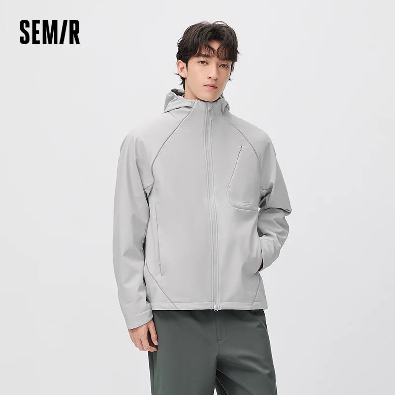 Semir Men Winter Jacket Hooded 2026 New Winter Daily Wear Urban Casual Style Cold Weather Layering Everyday Wardrobe
