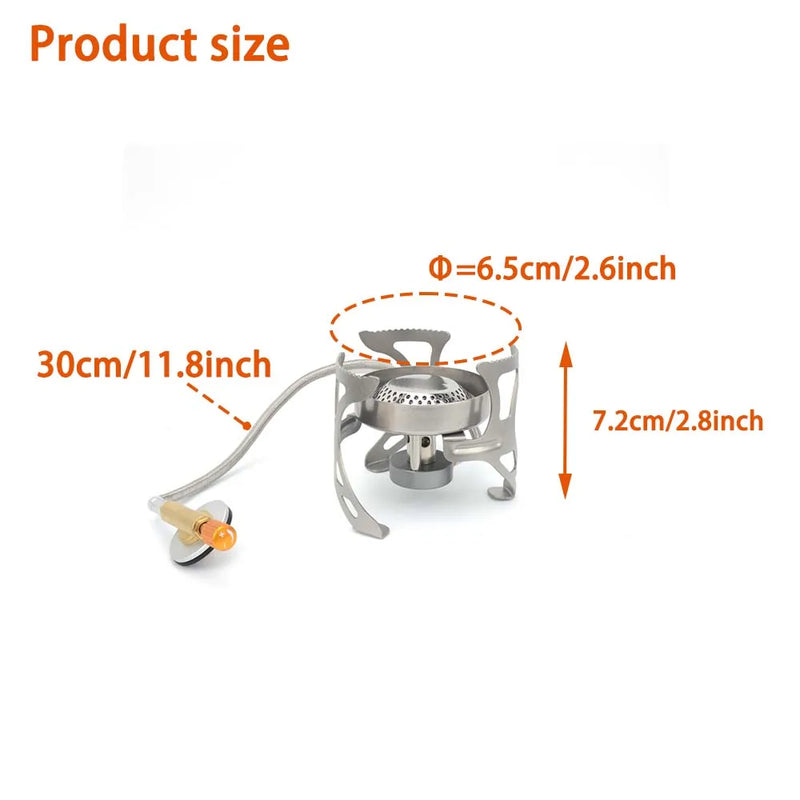 3240W High Power Outdoor Camping Gas Burner BRS51 Portable Split Mini Gas Stove Outdoor Picnic BBQ Camping Stove Equipment