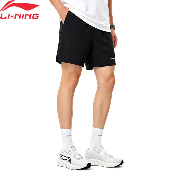 ខោរត់អាជីពបុរស Li-Ning LN DRY 88% Polyester 12% Elastane ឆ្លុះបញ្ចាំង ខោស្ព័រ LiNing ស្រួលពាក់ AKSW119