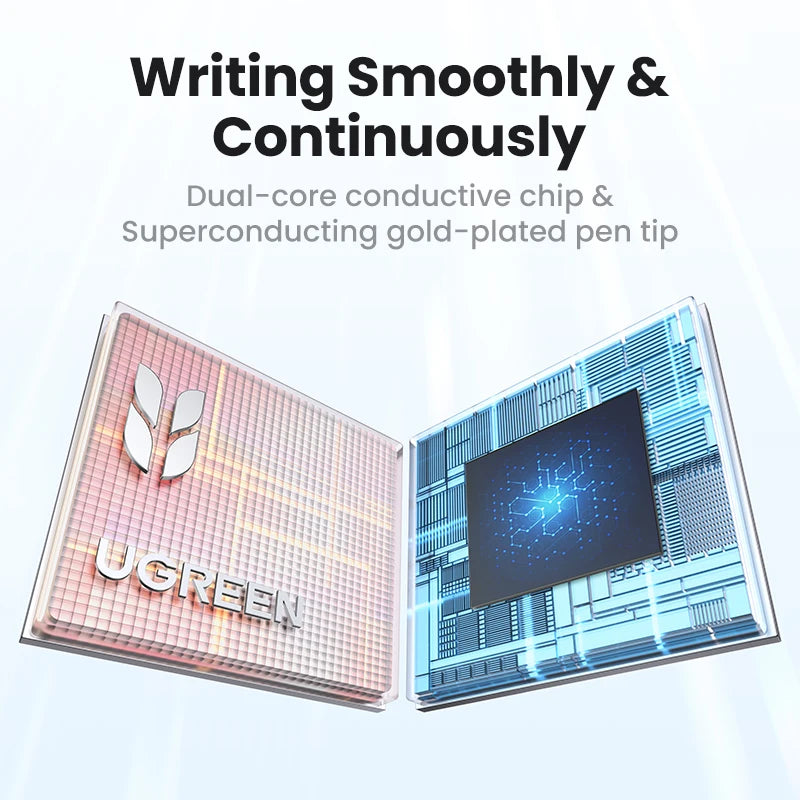 UGREEN Stylus Pen for Apple Pencil Magnetic Wireless Charging Bluetooth Palm Rejection Tilt Pens Long Battery Life for iPad Pro