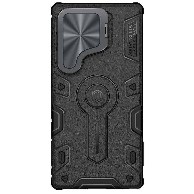NILLKIN For Samsung Galaxy S25 Ultra Magsafe Case Armor Prop Magnetic Wireless Charging Hard Back Cover For Samsung S25 Ultra