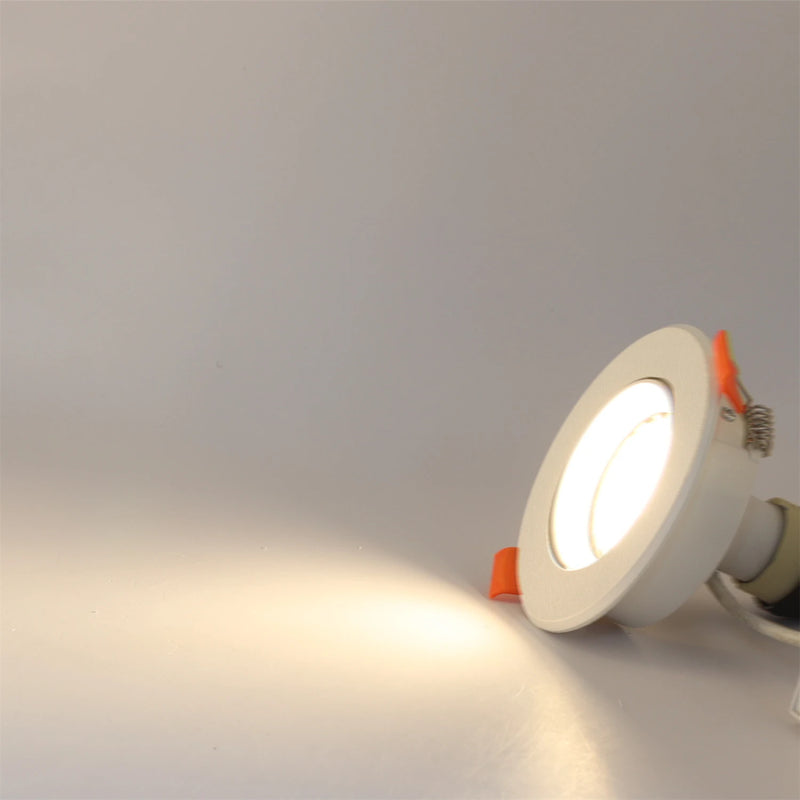 1/10PCS Round Spotlights Recessed Downlight Round GU10 MR16 Sockets Spot Light Ceiling Fixture for Living Room Home Decor