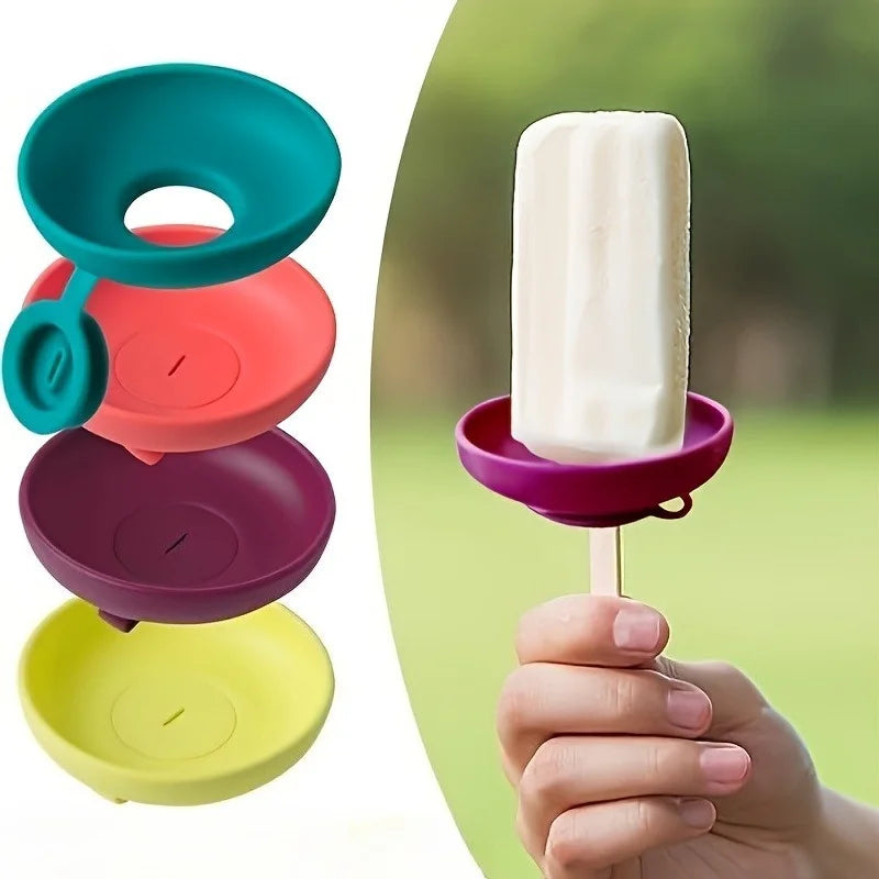 1/2pcs Ice Cream Rack Leak Proof Ice Cream Mold - Ice Cream Tray Bracket with Drip Cap Leak Proof, Portable.Ice cream rack.