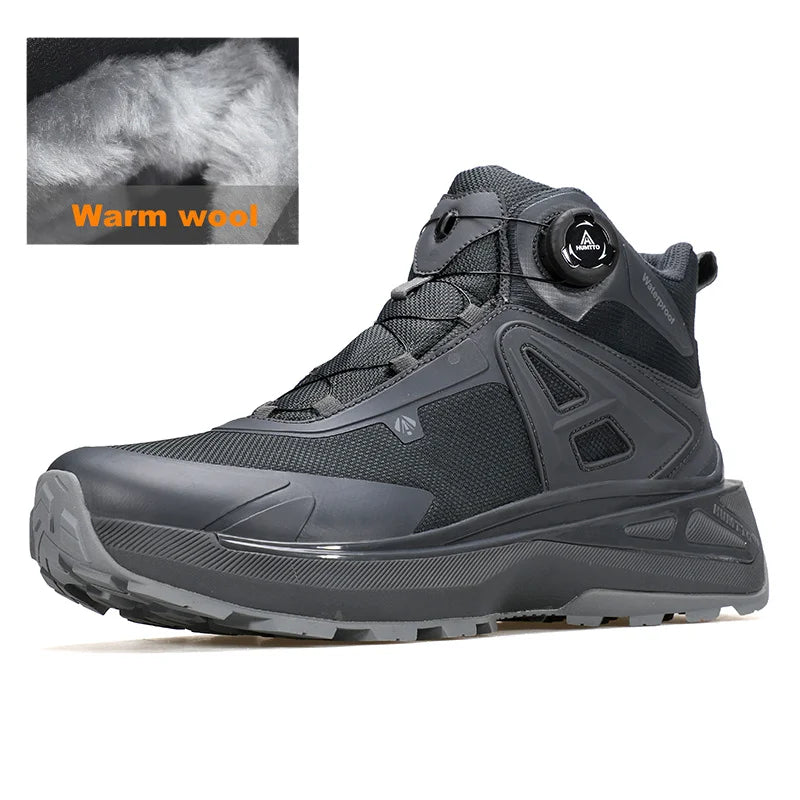 HUMTTO Winter Hiking Shoes for Men Breathable Climbing Men's Sport Shoe Anti-slip Outdoor Man Sneakers Designers Trekking Boots