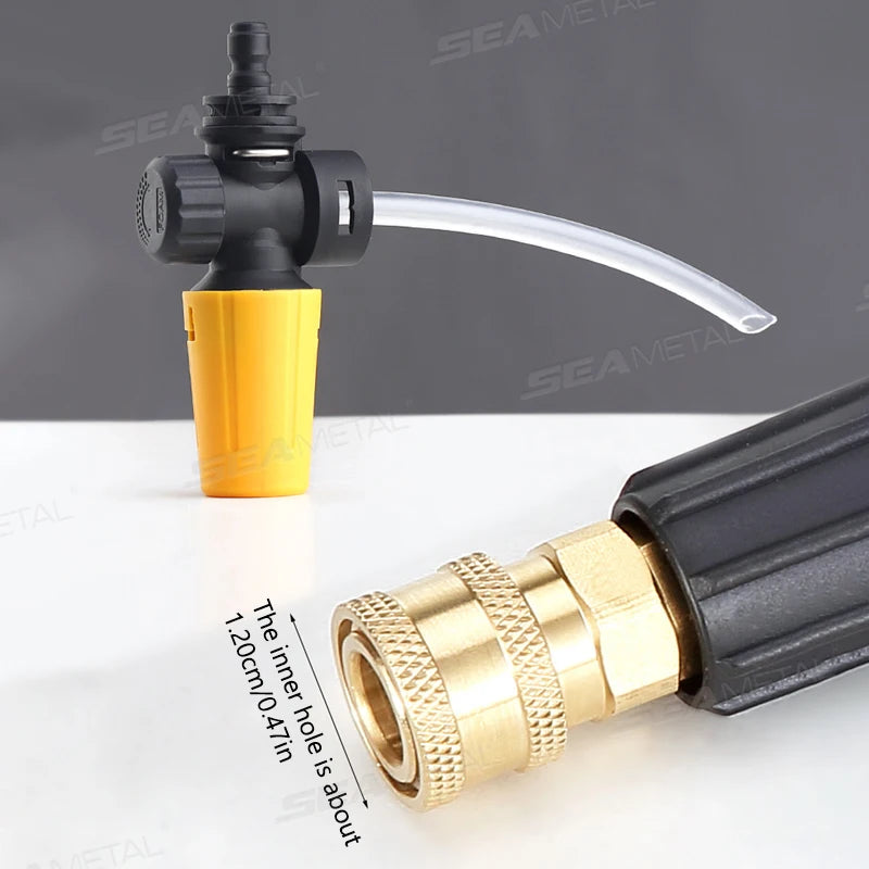 SEAMETAL 700ML Snow Foam Lance Car Soap Foam Generator High Pressure Washers for Karcher K2 K3 K4 K5 K6 K7 Adjustable Sprayer