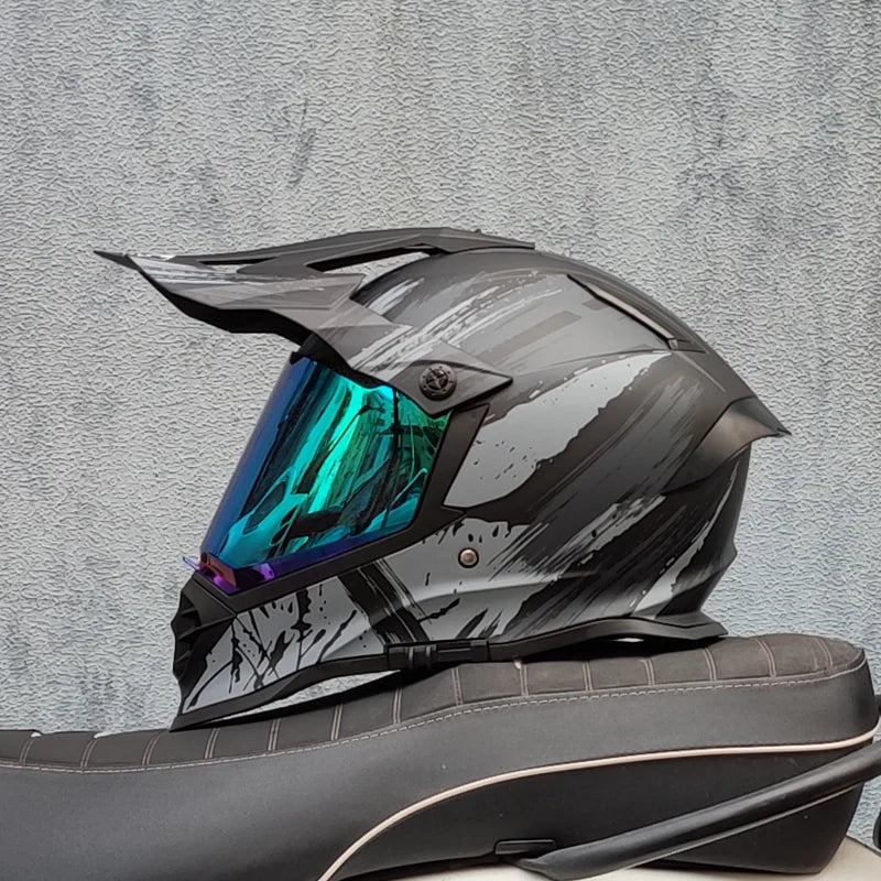 New LVS Off-road Helmet Professional Mountain Downhill Pull Helmet Capacete ATV ATV Casco Full Face Cross Helmet