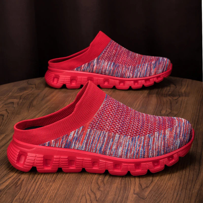 Couples Walking Shoes Big Size 2025 Lightweight Breathable Flat Sneakers Lightwieght Casual Trendy Summer Slippers for Men Women