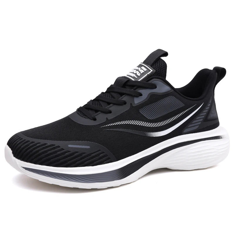 Men Sports Shoes Classic Mesh Breathe Fashion Lace Up Versatile Comfort Outdoor Fitness Shoes 2026 New Soft Soled Running Shoes