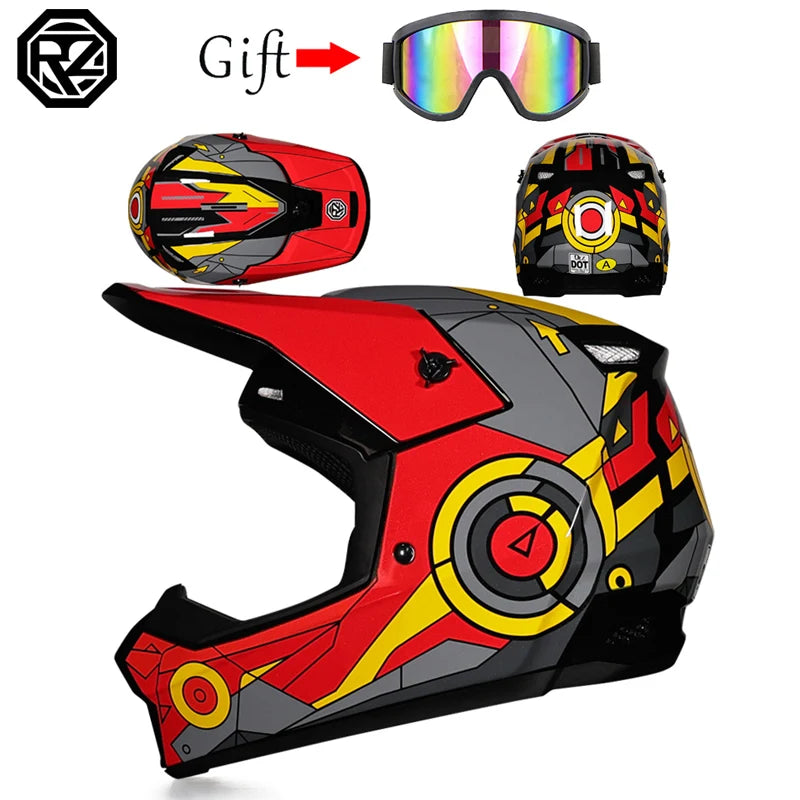 ORZ high-quality Motorcycle Helmet Off-road Helmet Bike Downhill AM DH Cross Helmet Capacete Motocross Casco