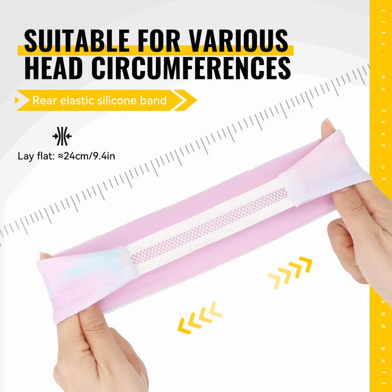 WRELS Kids Headband Children Sweatband Soft Cotton Non Slip Breathable Elastic Hair Band Boys Girls Soccer Basketball Athletic