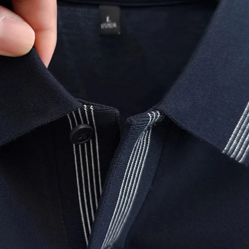 70% Cotton Men's Premium Pique Polo Shirt – 7A Antibacterial,  Soft Cotton Blend, Business Casual Wear