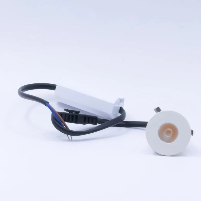 ភ្លើងបំភ្លឺ JOYINLED 1W LED ខ្នាតតូចសម្រាប់ដាក់ក្នុងទូ ភ្លើងចុះក្រោម AC 85-265V ចង្កៀងតាំងបង្ហាញគ្រឿងអលង្ការ បំពាក់ពិដានជាមួយឧបករណ៍បញ្ជា