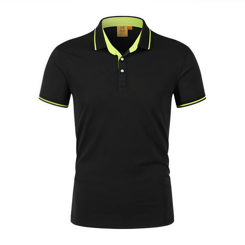 Ice Silk Short Sleeve T-Shirt Summer Work Uniform Logo Printed  Team Culture Polo Shirt  Fashion for Men and Women