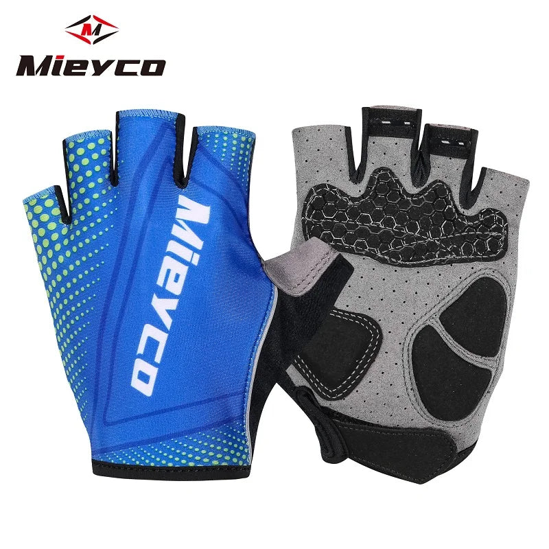 Fingerless Cycling Gloves for Men Women MTB Road Bike Gym Motorcycle Camping Breathable Padded Riding Sports Gloves