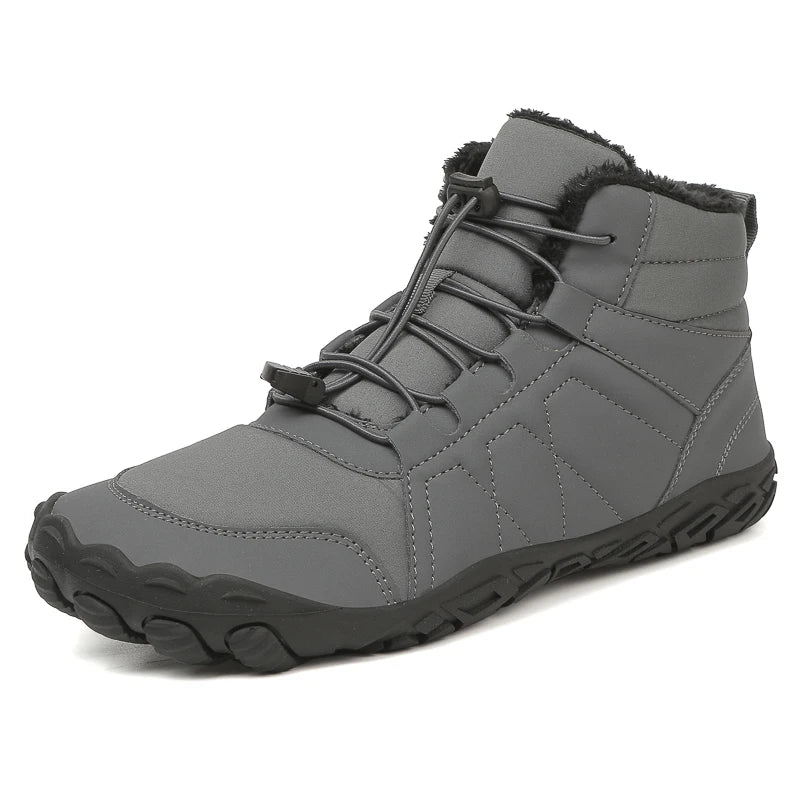 Winter Mens Ankle Snow Boots Men Plush Warm Shoes Unisex Snowboots Cotton Shoes Size 35-46 47 48 Dropshipping