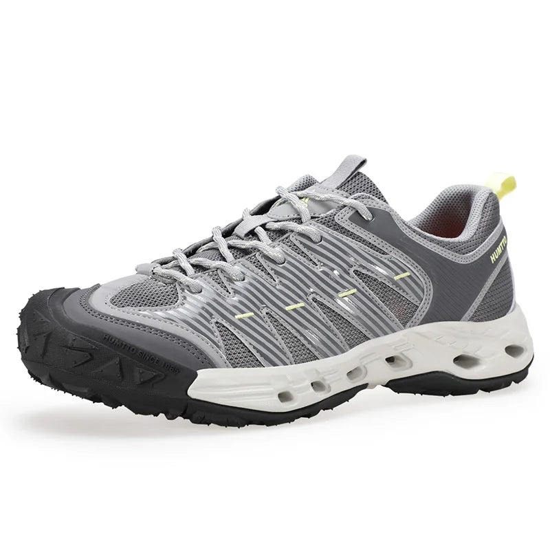 HUMTTO Summer Sneakers Men Breathable Trekking Shoes for Men's Luxury Designer Anti-slip Sports Outdoor Water Hiking Sneaker Man
