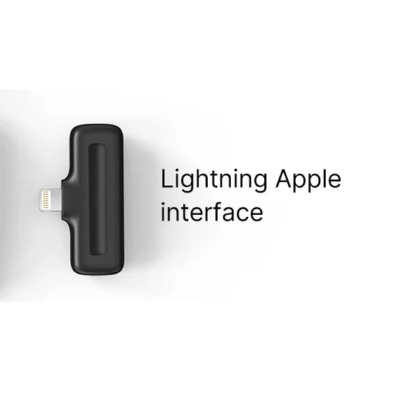 អាដាប់ទ័រ Ulanzi A100 Type-c ទៅ Lightning សម្រាប់ Iphone 12 11 10 9 8 / J12 MIC Receiver សម្រាប់ Android Iphone