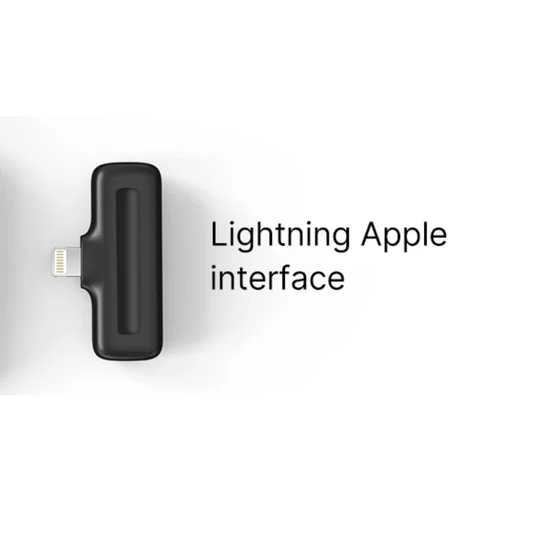 អាដាប់ទ័រ Ulanzi A100 Type-c ទៅ Lightning សម្រាប់ Iphone 12 11 10 9 8 / J12 MIC Receiver សម្រាប់ Android Iphone