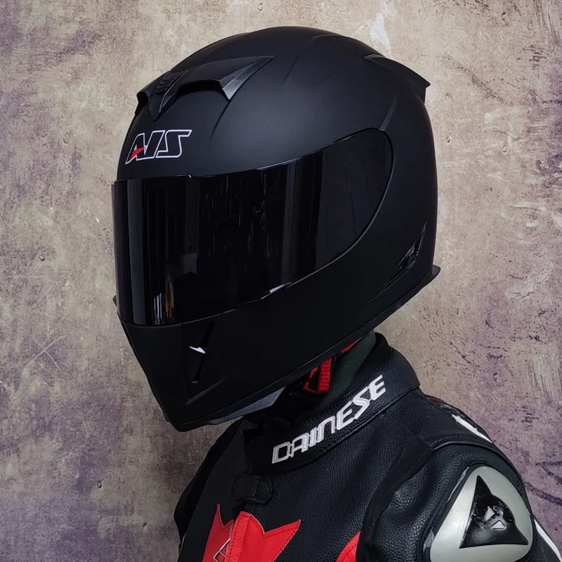 AIS helmet electric motorcycle hard hat full helmet four-season summer casque moto