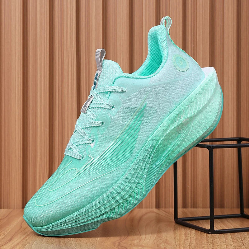 Couple Running Shoes for Men Women Lightweight Breathable Mesh Sports Comfortable Cushioning Anti Slip Fashion Casual Shoes