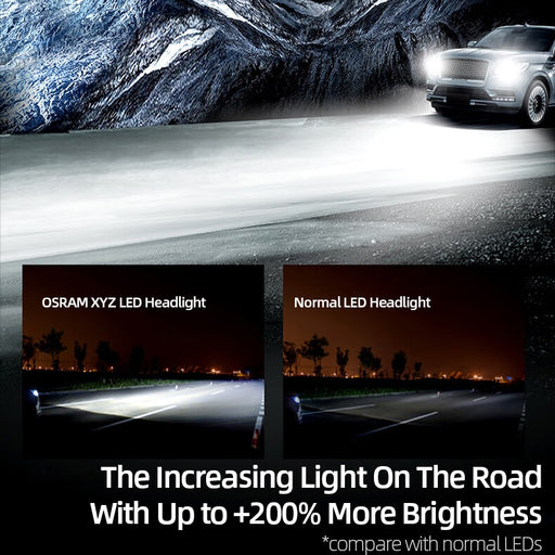OSRAM LEDriving HL Premium New Gen H4 9003 HB2 YXZ LED Car Headlight 90W 9000lm High Lumens 6000K White Auto Lamps G6204CW, 2X