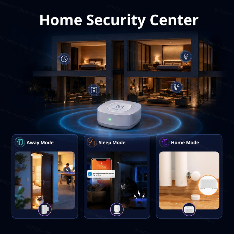 SONOFF Zigbee Gateway Bridge Max Smart Home Bridge-M Home Assistant Integration Cross Ecosystems Work with Matter