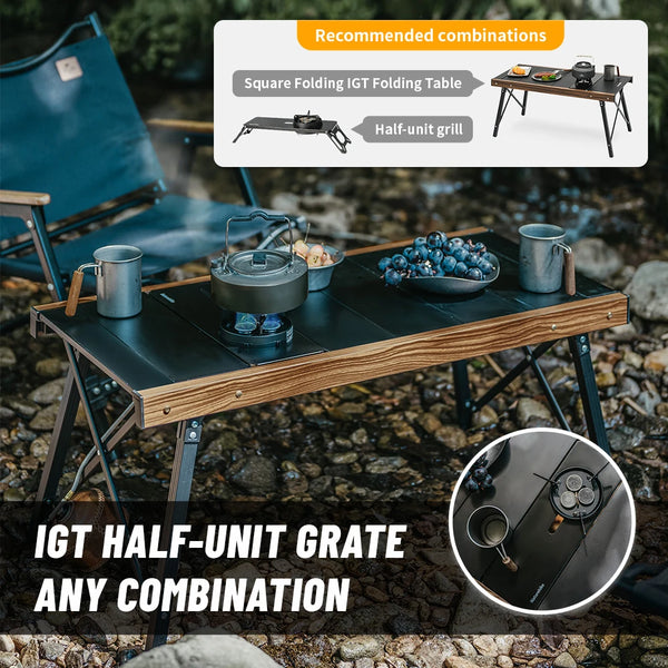 ចង្ក្រាន Naturehike Faint Star សម្រាប់បោះតង់ IGT ចង្ក្រានហ្គាសដែលអាចបត់បានសម្រាប់ក្រៅផ្ទះ ចង្ក្រានហ្គាសប៊ូតាន សម្រាប់ទេសចរណ៍ ចង្ក្រានហ្គាសសម្រាប់ញ៉ាំអាហារក្រៅផ្ទះ