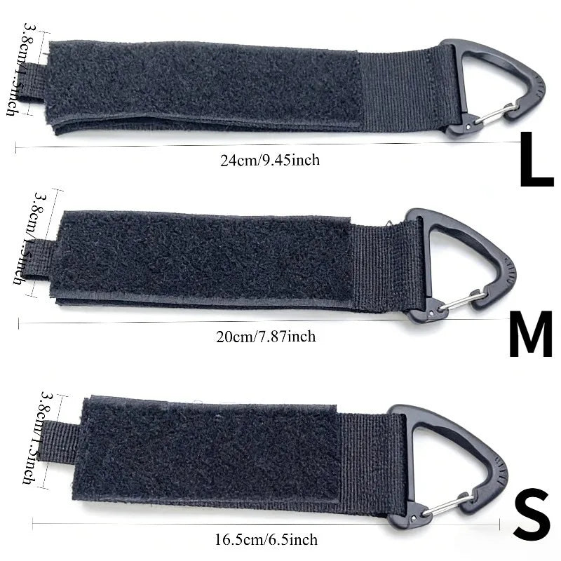 2PCS Heavy-Duty Nylon Garage Storage Hanging Hooks,Wall-Mounted Organizer for Hoses Ropes & Outdoor Gear with Triangle Clasp.