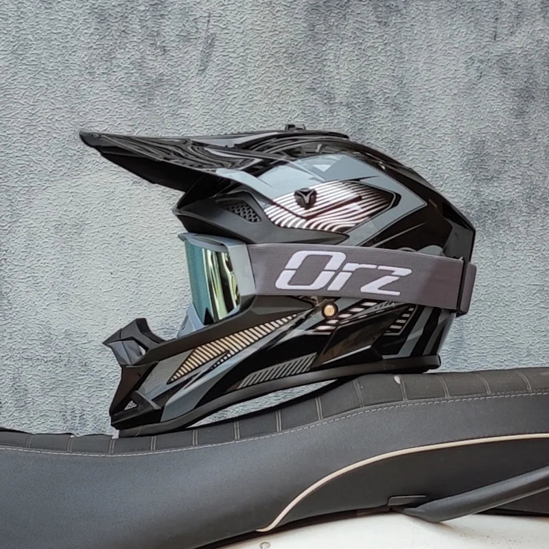 ORZ Motorcycle Helmet Motocross Cascos Para Moto Off Road Motocycle Abs Man&Woman Dot