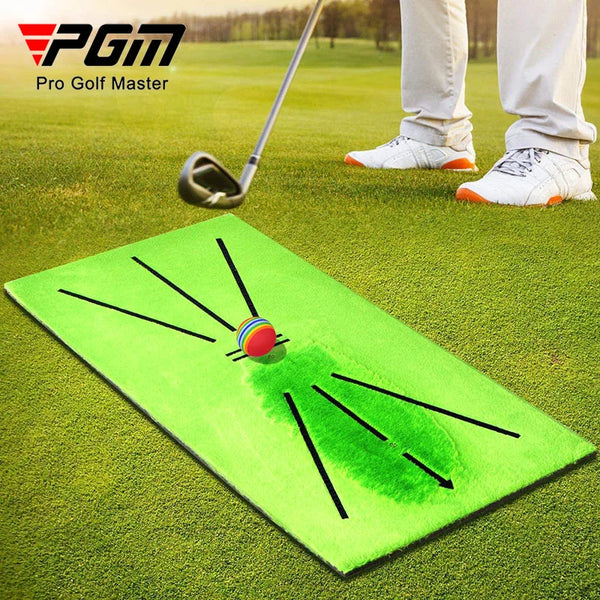 Golf Training Hitting Mats Hit Point Trajectory Detection Swing Direction Practice Striking Pad DR324